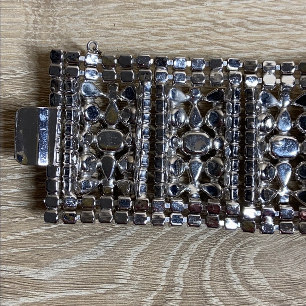 Vintage Rhinestone Statement Bracelet - Picture 8 of 9